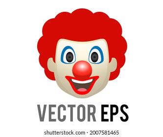 Vector Circus Birthday Clown Icon White 库存矢量图（免版税）2007581465 | Shutterstock