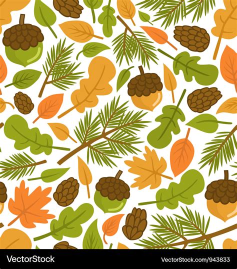 Forest pattern Royalty Free Vector Image - VectorStock