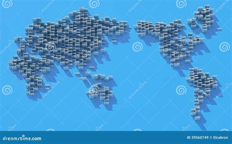 Cloud map stock illustration. Illustration of business - 39560749