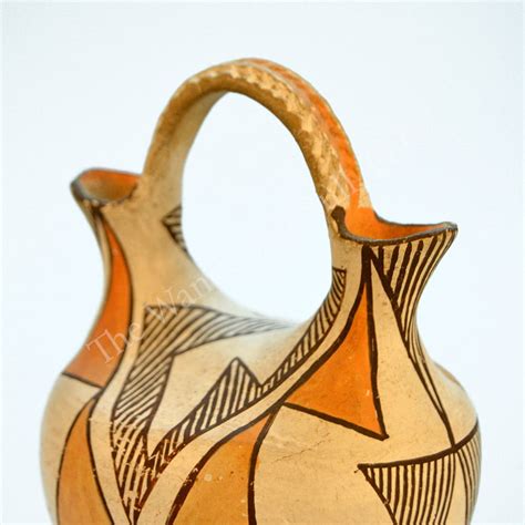 Pottery Acoma Wedding Vase - The Wandering Bull, LLC