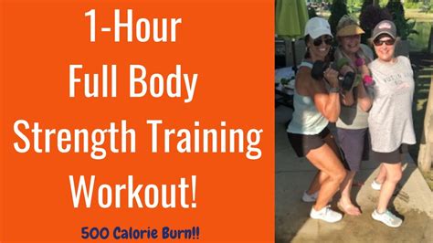 1-Hour Full Body Strength Training Workout! - YouTube