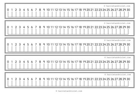 Number Line 1 To 100 Printable