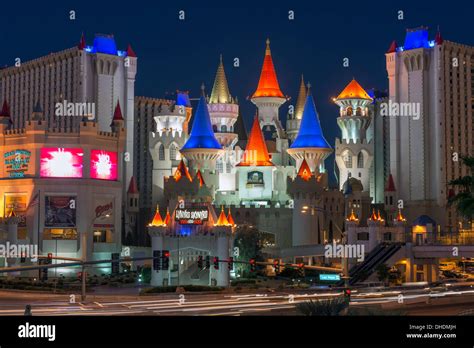 Excalibur Hotel and Casino, Las Vegas, Nevada, United States of America, North America Stock ...