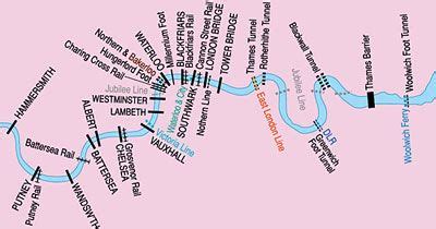 All the bridges across the Thames in London. | Tower bridge london ...