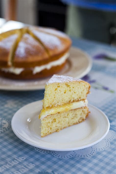 Lemon Curd Sponge Cake - Donal Skehan | EAT LIVE GO