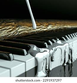 「Metallic 3d Image Bleeding Piano」のAI生成画像、2291937297 | Shutterstock