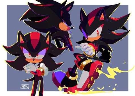 Sonic And Shadow The Hedgehog Fan Art