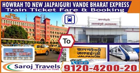 Vande Bharat Express Howrah To NJP Ticket Price & Booking