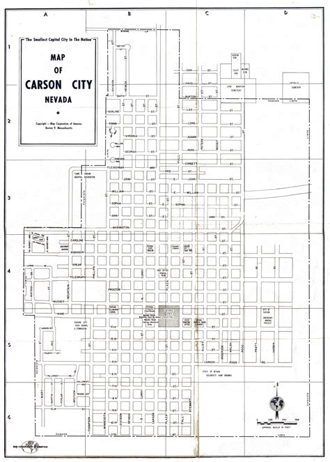 Carson City Map : Photo Details :: The Western Nevada Historic Photo Collection