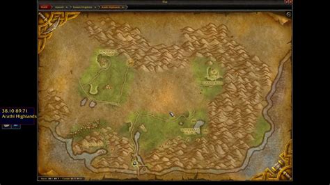 Arathi Highlands Map