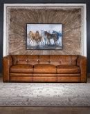 Baccarat Leather Sofa | Modern Rustic Style | High Quality - Full Grain ...