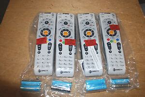 4 DIRECTV RC66RX UNIVERSAL REMOTE HD/DVR 24 IR/RF 2AA BATTERIES ...