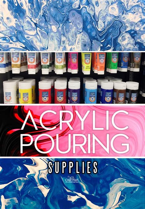 Acrylic Pour Painting Supplies for Stunning DIY Fluid Arts Projects ...