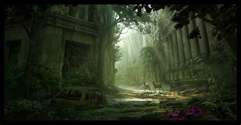 Post apocalyptic beauty Fantasy Places, Fantasy World, Fantasy Art, Dark Fantasy, Apocalypse ...