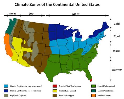 World Climate Zone Map For Kids