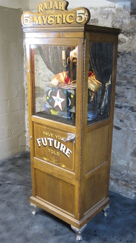 Fortune Teller Machine, Coin-Operated "Rajah the Mystic" at 1stDibs