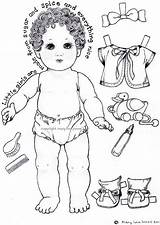 Cute Baby Doll Coloring Pages sketch template