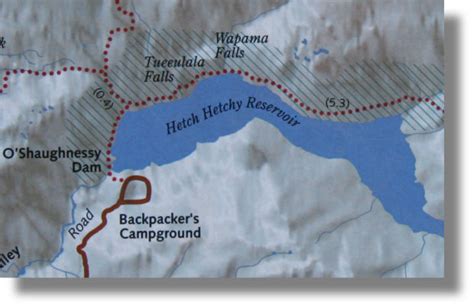 Wapama/Rancheria Falls Map & Driving Directions