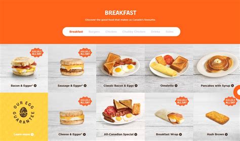 A&W Canada Menu and Burgers Menu - Free Coffee