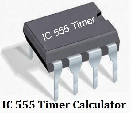 IC 555 Timer Calculator with formulas & Equations