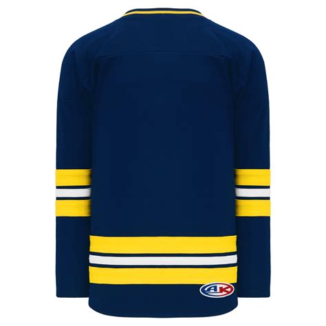 H550B-MIC787B University of Michigan Blank Hockey Jerseys ...