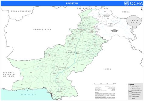 Pakistan District Map Pdf - Caresa Vivianne