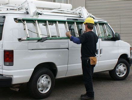 Drop Down Cargo Van Ladder Racks • Truck Racks Plus | Ladder racks for vans, Ladder rack, Cargo van