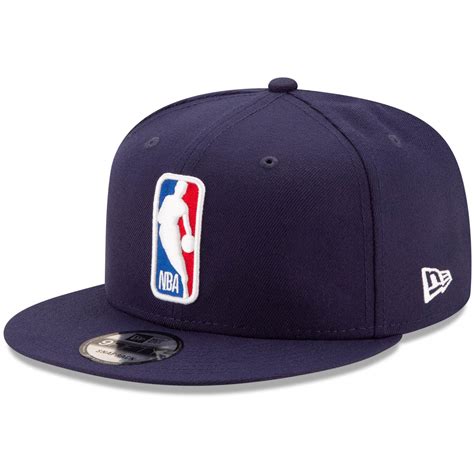 Men's NBA New Era Navy Logo Man 9FIFTY Snapback Hat