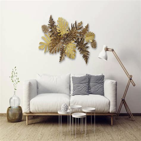 Metal Wall Art - Tropical Leaves HW02954 - Tegh Decor