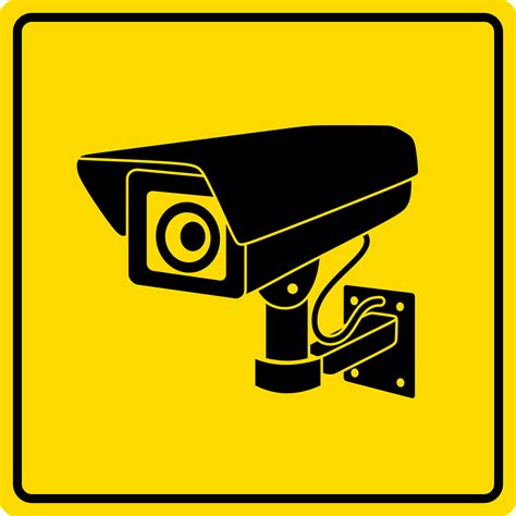 Cctv Sign Vector