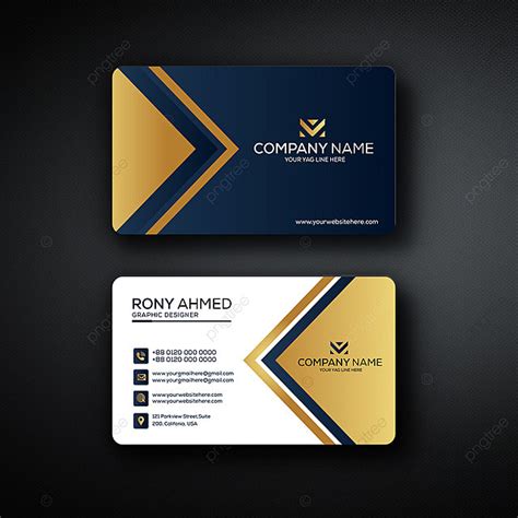 Creative And Modern Business Name Card Design Template Download on Pngtree