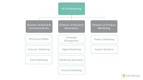 Marketing Department Hierarchy Chart