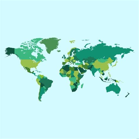 High Resolution World Map Vector in Illustrator, SVG, EPS, JPG, PNG - Download | Template.net