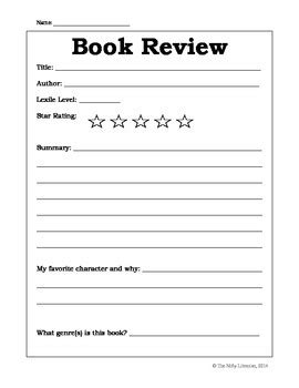 book review template for kids free shining brains - book review template for kids free shining ...