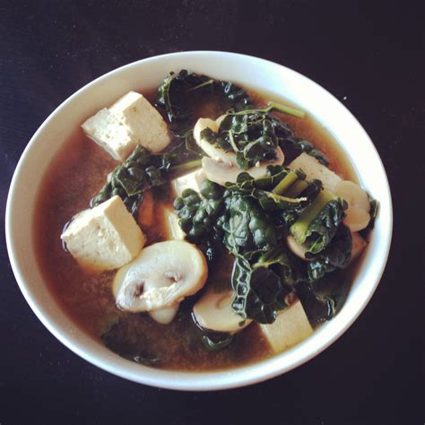 Tofu Mushroom Miso Soup | Jessica Cording Nutrition