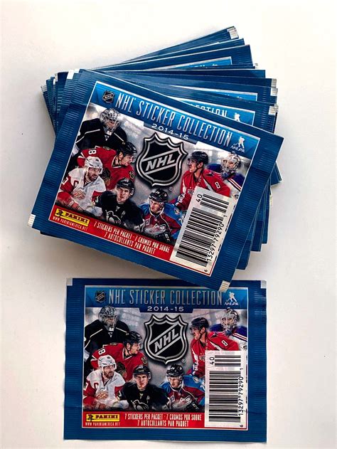 Panini 2014-15 Hockey Sticker Packs (20) Unopened | The Collector Guy