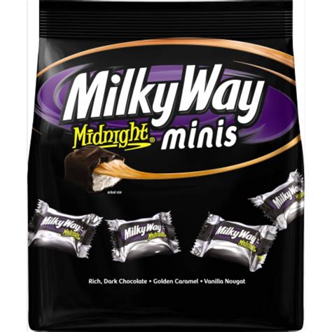 Milky Way Midnight Dark Chocolate Minis Size Candy Bars, 8.9 oz - Kroger