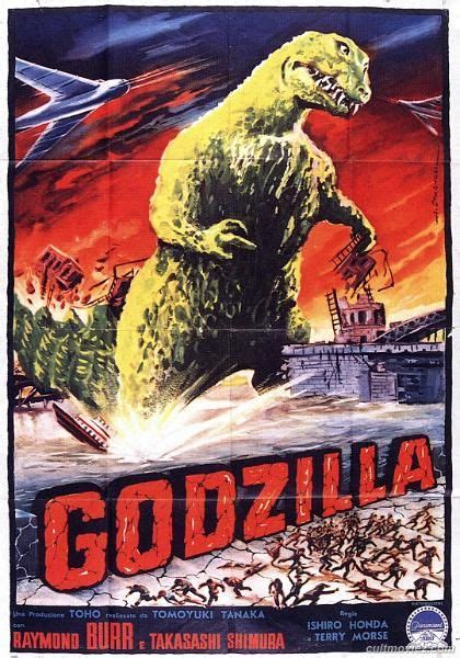 Godzilla Posters From The Fifties in 2022 | Godzilla, Original godzilla ...