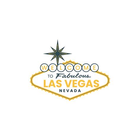 Premium Vector | Flat design las vegas sign