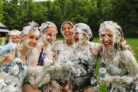 Shaving Cream Fight! | Rockbrook Summer Camp for Girls