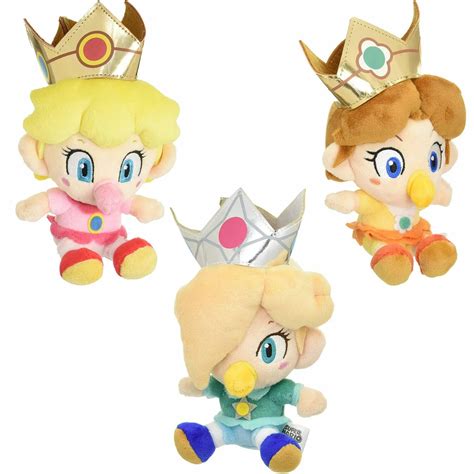 SUPER MARIO Baby Peach, Daisy, Rosalina Princess plush Toy Gift Cute