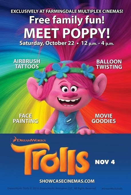 Trolls Family Fun Day at Farmingdale Multiplex Cinemas!