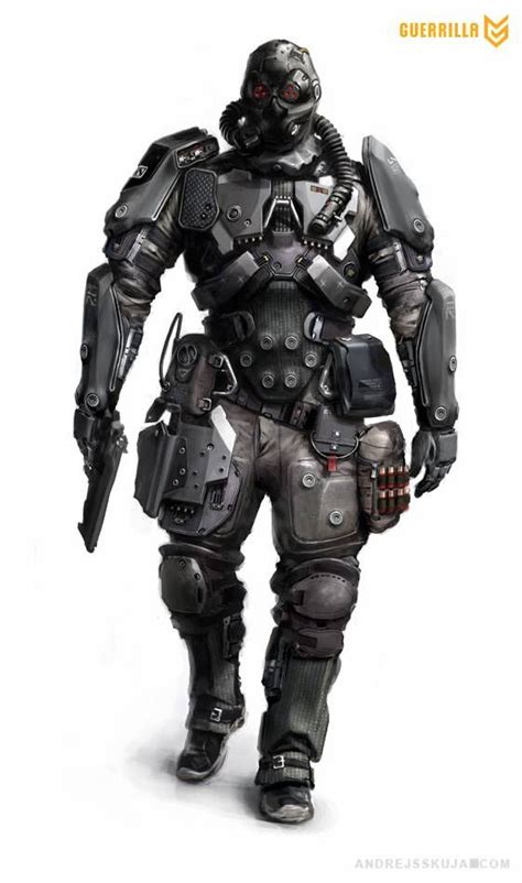 Helghast Soldier | Video Games Artwork | Armor concept, Sci fi armor ...