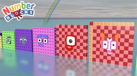 Numberblocks Square Number 1 to 144 Mathlink Numberblocks Number Pattern - YouTube