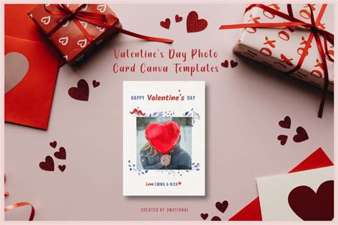 5 Happy Valentine's Day Photo Card Canva Templates - FilterGrade