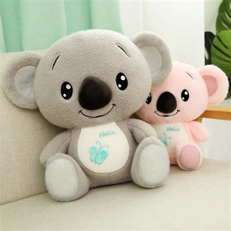 Baby Koala Plush Kawaii | Pink and Gray stuffed koalas