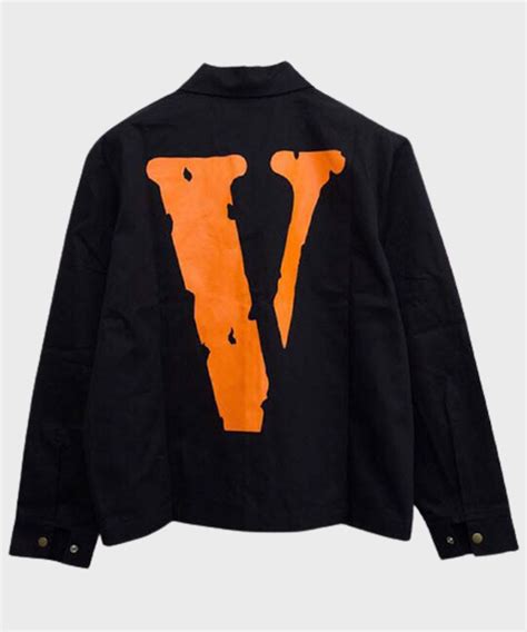 VLONE | Unisex Black Street Style Denim Jacket | Vlone Black Jacket