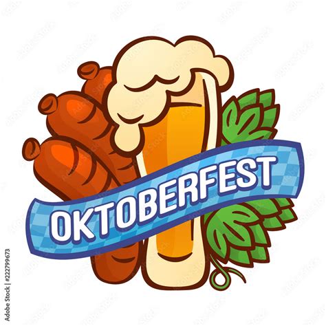 Oktoberfest logo. Cartoon of oktoberfest vector logo for web design ...