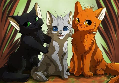 Cute lionkit,jaykit & hollykit | Warrior cats comics, Warrior cat memes, Warrior cats fan art