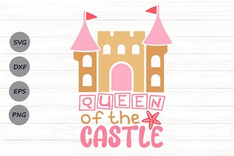 Queen Of The Castle Svg, Girls Summer Svg, Summer Beach Svg.